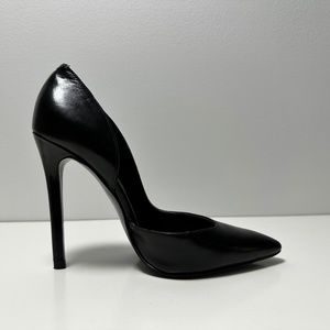 Nine West Pumps Black High Heel Shoes - New - Size 5